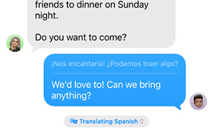 Live Translation.
