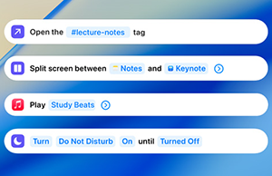 Shortcuts.