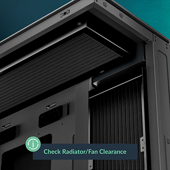 Supports Two 420 mm Radiators