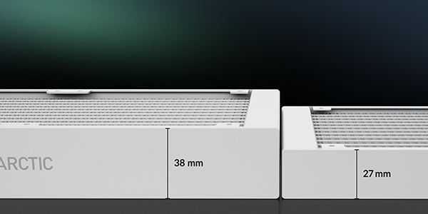 Radiator dimensions