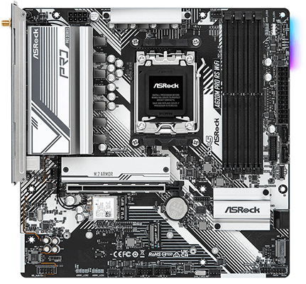 【新品・未使用】ASRock A620M Pro RS WiFi ASRock > A620M Pro RS WiFi