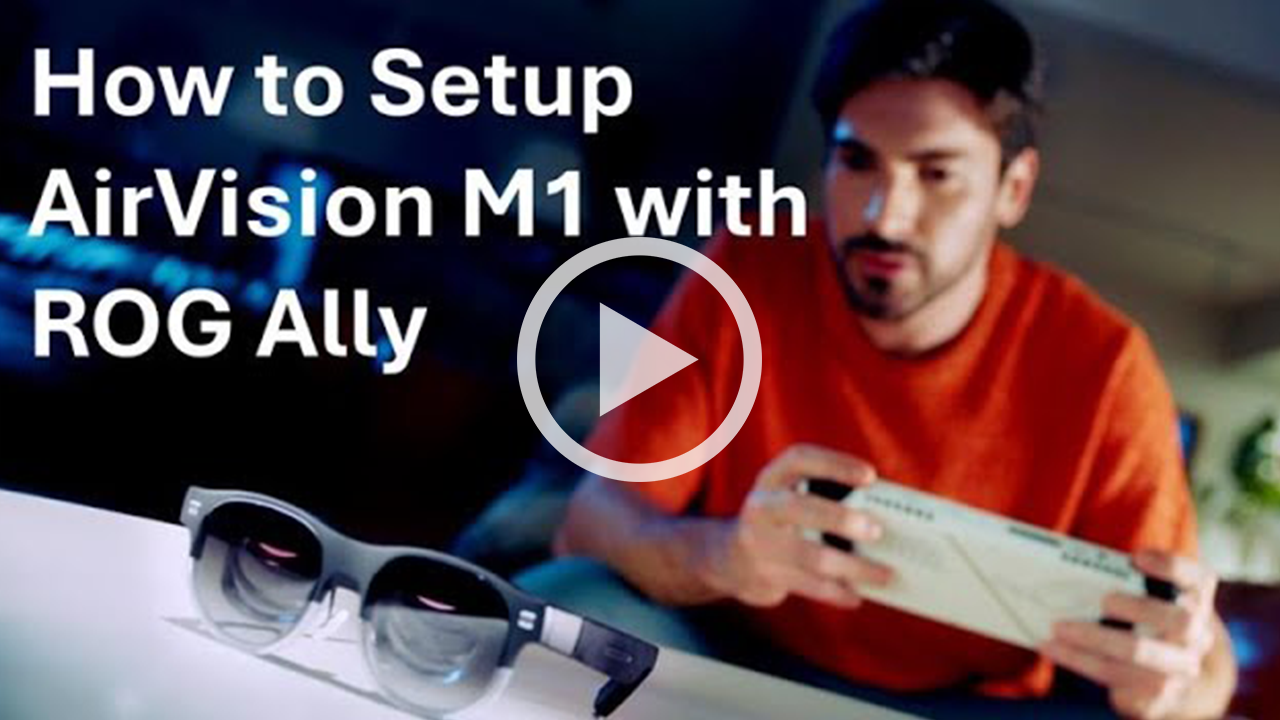ASUS AirVison M1 Smart Glasses video thumbnail.