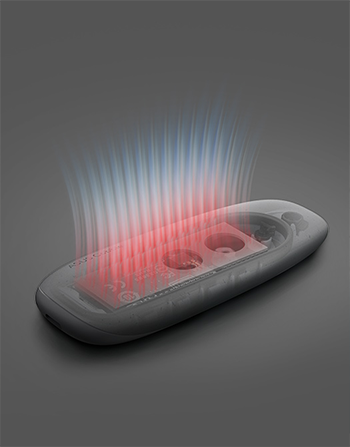 illustration of heat being cooled as it leaves SSD