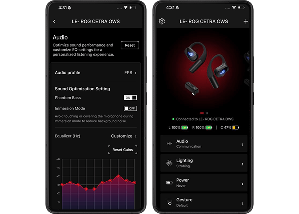 Phone with Gear Link App