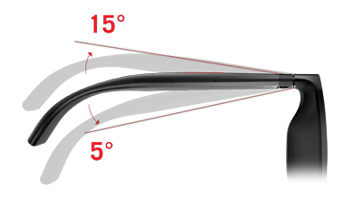 Adjustable Temples Fit