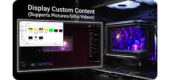 Image showing GIF being imported onto LCD screen
