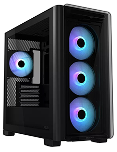 ASUS A23 PLUS MicroATX ARGB Black Gaming Case LN153615