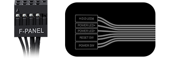 Close up image of the unified header connector