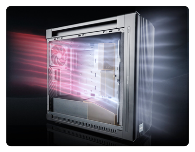 ASUS ProArt PA602 Wood Edition Airflow Diagram