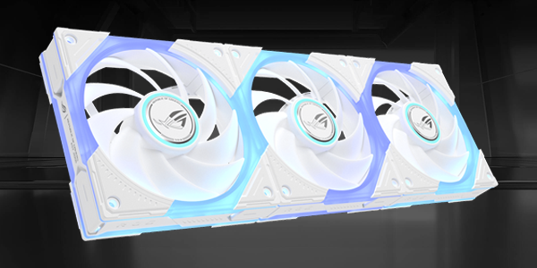 ROG Cronox ARGB White fans