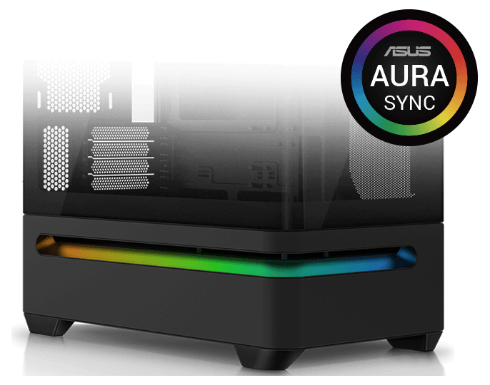 Case with ASUS Aura Sync ARGB Logo