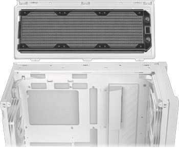 280mm radiator support