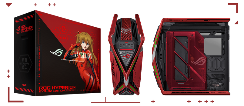 ASUS ROG Hyperion EVA-02 Edition Full Tower PC Case LN150718 ASUS ROG Hyperion EVA-02 Edition Full Tower PC Case LN150718
