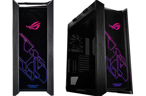 Asus Rog Strix Helios Addressable Aura Rgb Aluminium Glass Midi Pc Gaming Case Ln 90dc00 9000 Scan Uk