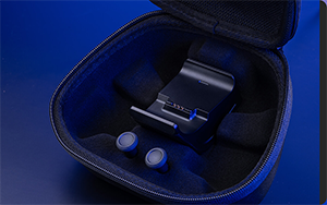 Inside the ROG Raikiri II carry case.