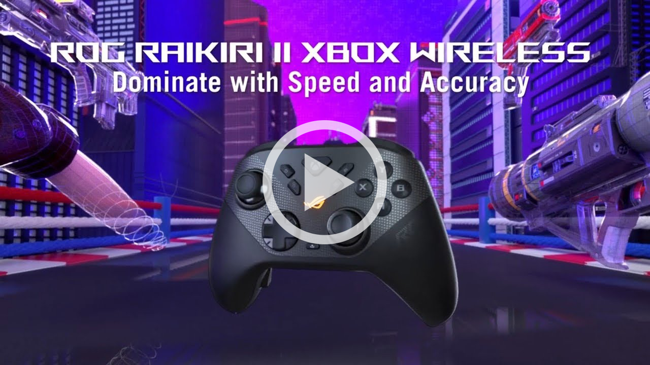ROG Raikiri II video thumbnail.