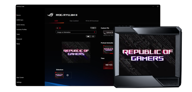 ASUS ROG RYUJIN II 360 ARGB All In One Liquid CPU Cooler LN131909 ...