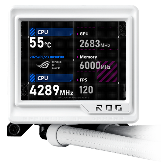 Ryujin II Pump LCD Live Monitoring Screen
