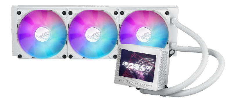 ASUS ROG RYUO Ⅲ 360 White ASUS ROG RYUO III 360 ARGB White 3x120mm - Chłodzenia wodne