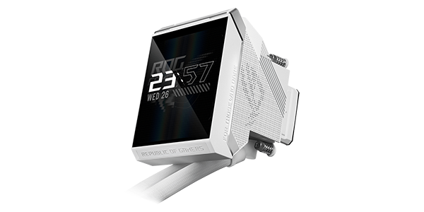 Pump design of the ROG Strix LC IV CPU cooler.