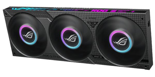 Fan design of the ROG Strix LC IV CPU cooler.