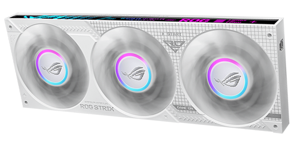 Fan design of the ROG Strix SLC IV CPU cooler.