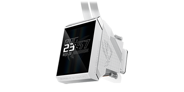 Pump design of the ROG Strix SLC IV CPU cooler.