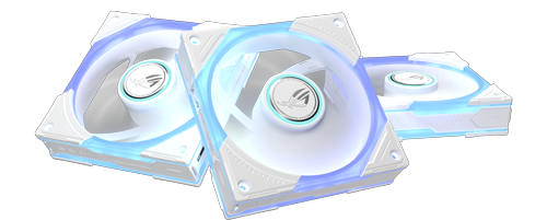 image of ROG Eurux White Edition fans