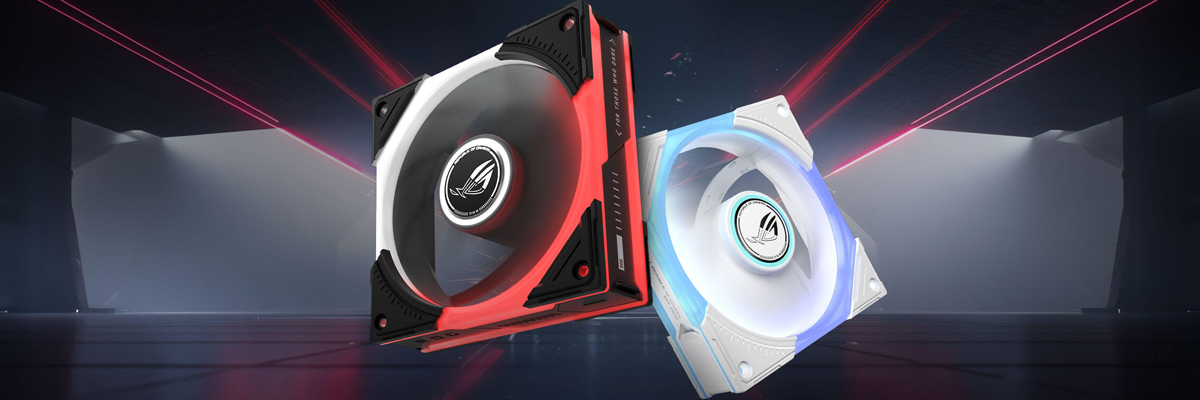 Feature image shots of ROG Eurux GR120 ARGB Fans