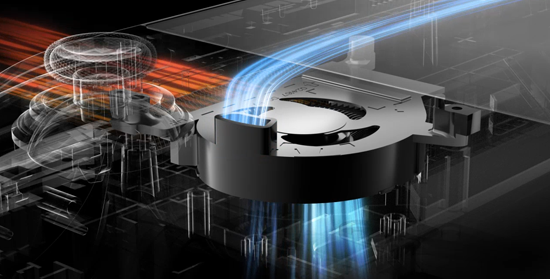 ROG Xbox Ally intellient cooling system illustration
