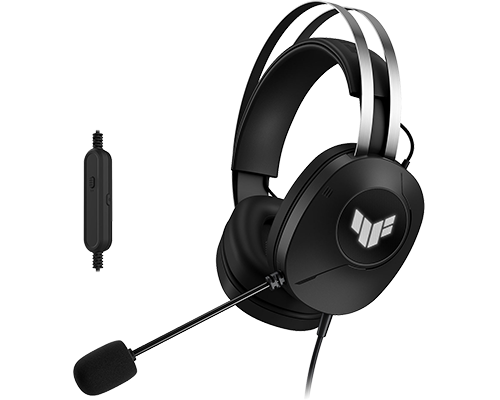 Hero Image of TUF Gaming H1 Headset next to Audio Controls