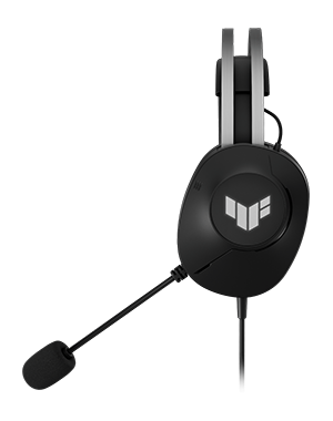 Side profile image of headset showcasing the microphone