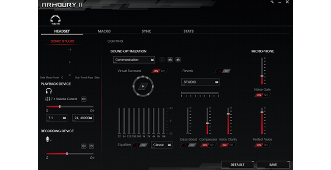 asus armoury ii software