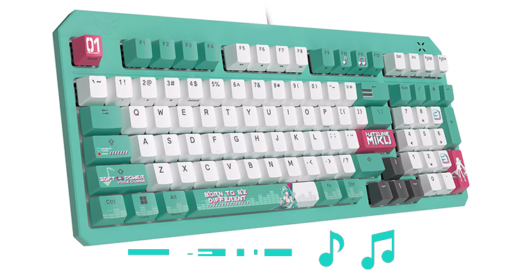 ASUS TUF Gaming K3 Gen II Hatsune Miku Edition Gaming Keyboard