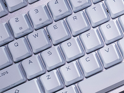 ROG doubleshot PBT keycaps.