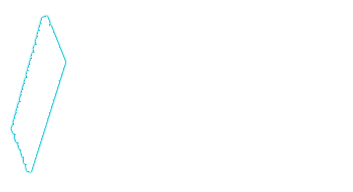 Highlighted outline of selected keyboard component.