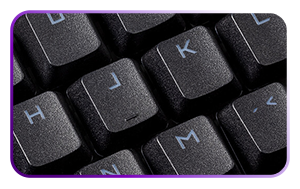 ROG PBT Doubleshot Keycaps