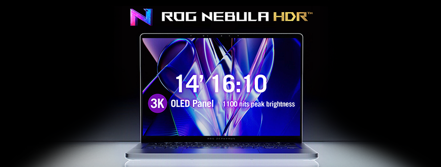ROG Zephyrus Nebula display.