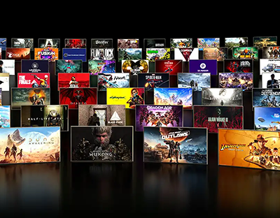 7 rows of modern games titles.