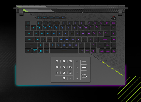 4-Zone Keyboard.