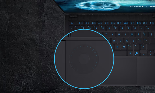 ASUS Dialpad & Indicator on the PX13 touchpad.