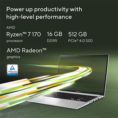 Performance features for the VivoBook 15.