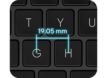 Close up of laptops keyboard keys