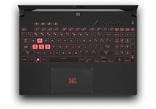 Desktop inspired keyboard
