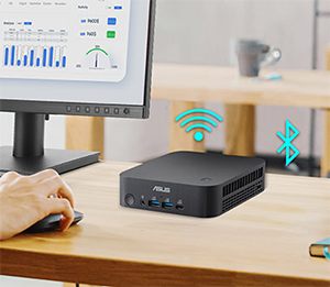 Mini pc on a desk