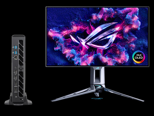 Mini PC next to a monitor