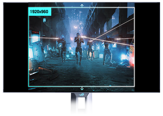 Square equivalent screen ratio adjust