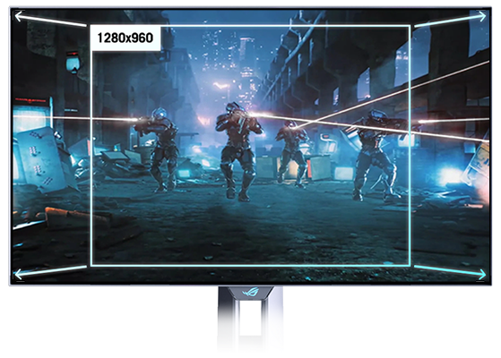 Square full screen ratio adjust