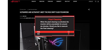 Pixel cleaning