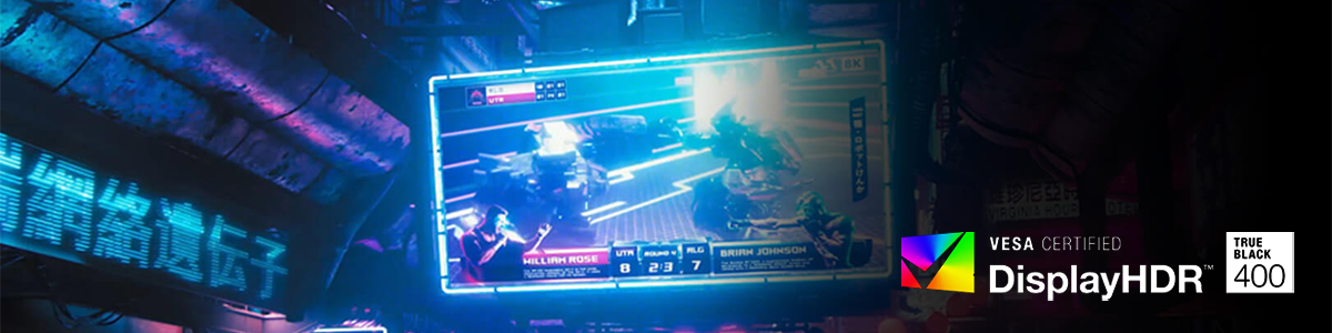 VESA Certified DisplayHDR True Black 400